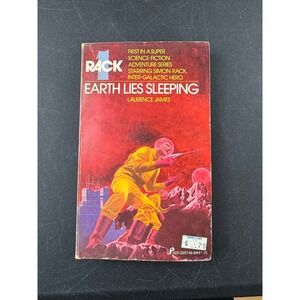 Rack & Bogart Earth Lies Sleeping Laurence James Vintage Sci Fi Paperback 1975